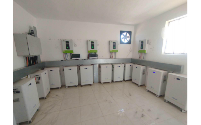 180 kWh Energy Storage System Built with 51.2V 300Ah Lithium Batteries