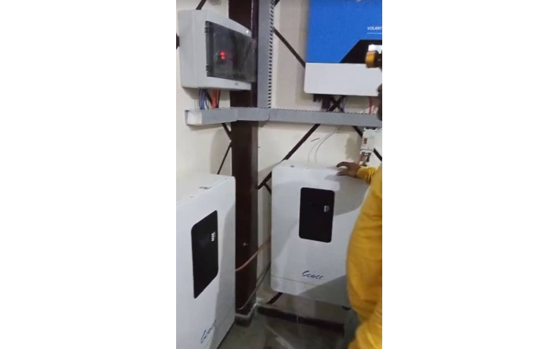 51.2V 200Ah Wall-Mounted Battery Installations