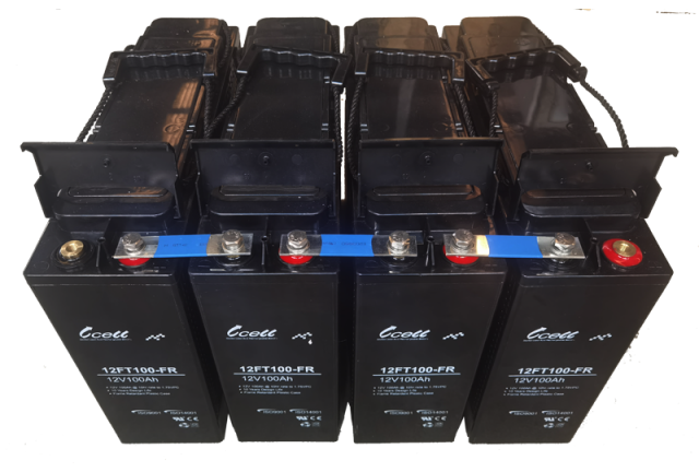 12V100AH Front Terminal VRLA AGM Battery
