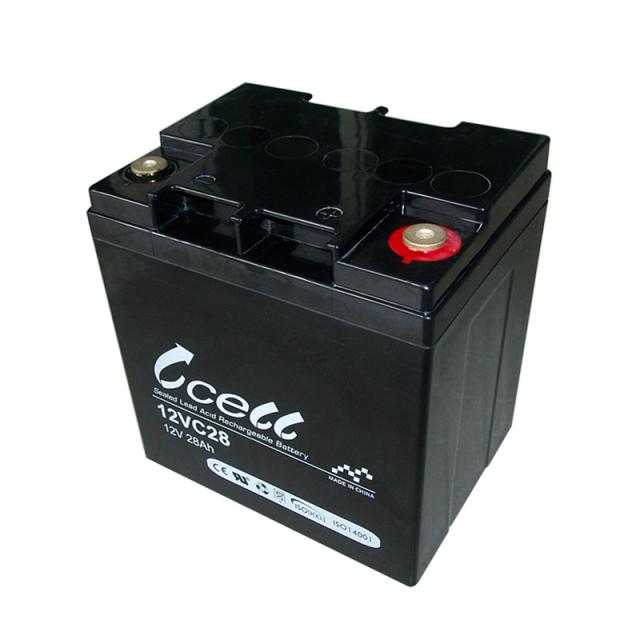12V 28Ah Rechargeable Sealed VRLA Lead-acid Battery