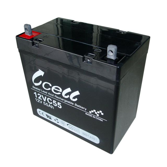12V 55Ah AGM Sealed Lead Acid Battery
