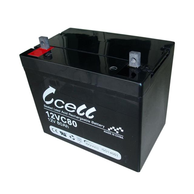 12V 80Ah Standard Lead Acid Battery