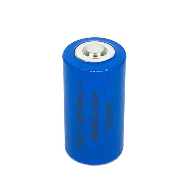ER17335m 3.6V 1700mAh high power type Li-SOCl2 Battery