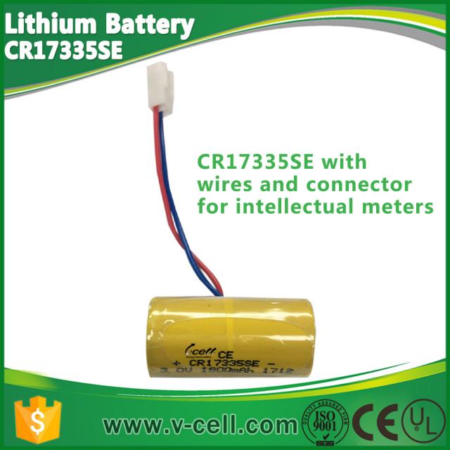 Li-MnO2 Battery CR17335SE 3.0V Lithium Battery for Smoke Detector