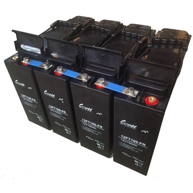 12V 100Ah front terminal maintenance free battery