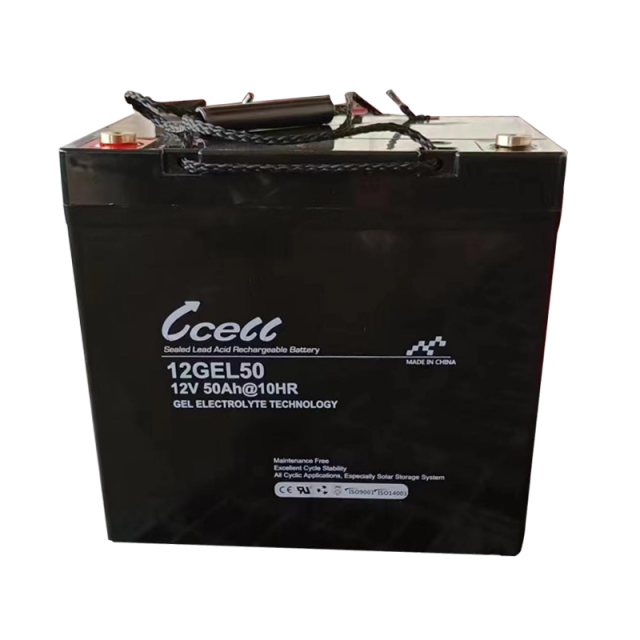 12V 50AH DEEP CYCLE GEL BATTERY FOR SOLAR SYSTEM